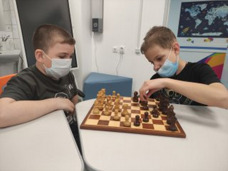 День шахмат в отделениях онкогематологии и педиатрии.